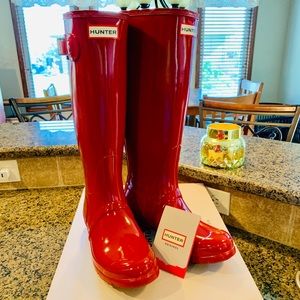 Hunter Original Tall Gloss Rain Boots